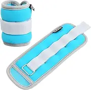 Ankle Weights Set,0.25/0.5kg 1 Pair Leg Weights Wrist Weights for Women Men,Weight Cuffs Arm Weights,Ankle Weights Strap for Dance Jogging Aerobics Exercise Walking Fitness
