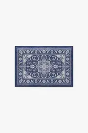 Bath Mat | Blue Bath Mat Safiya Navy | Ruggable