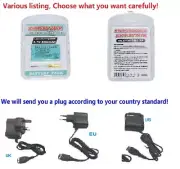Gameboy Advance SP Battery Rechargeable For Nintendo Game Boy GBA or AC charger