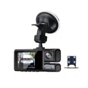 Wifi Car DVR Dual Lens Dash Cam Front/Rear/Inside Video Recorder Camera G-sensor (for: Fiat)