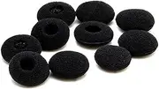 AIRSN 20 Pack Ear Foam for 18mm Earpiece,Headphone,Two Way Radio Walkie Talkie Earpiece