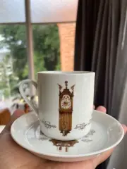 Mitterteich Porzellan coffee tea cup and saucer