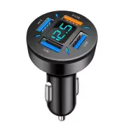 4 Port Fast Car Charger Cigarette Lighter USB Adaptor 12V 24V Power Socket (for: Honda)