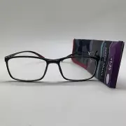 E106 Foster Grant Men's Reading Glasses BECK BLK 1.25 Readers ENHANCED VISION