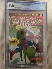 AMAZING SPIDER-MAN #128 CGC 9.6 White Pgs! Vulture & Human Torch App Marve1974