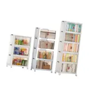 Folding Storage Cabinet Stackable Storage Containers Space Saving Organizer