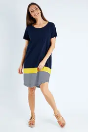 Incognito Tee Dress--ELM-8161045
