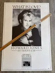 VINTAGE POSTER: HOWARD JONES Human's Lib Original In Store Poster (1984)