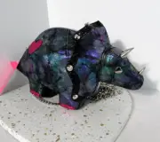 Betsey Johnson Kitsch Dinosaur Triceratops Crossbody Bag Purse RARE Bag NWT