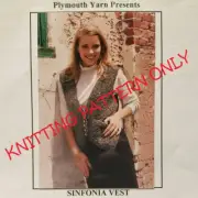 NWT Plymouth Yarn Company FN05 Sinfonia Vest Le Fibre Nobili Knitting Pattern