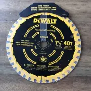 Dewalt 7 1/4 40T Saw Blade New