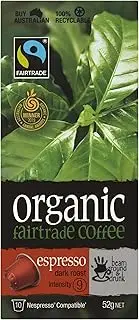[bean ground & drunk] Organic Fairtrade Espresso coffee 10 aluminium capsules