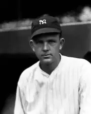 Samuel D Byrd of the New York Yankees in 1934 Baseball Old Photo