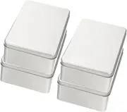 BESPORTBLE 4-Pack Metal Dice Case Set with Lids - Storage Boxes for Dice Collection for Gamers and Dice Enthusiasts Stylish Tin Containers with Foam Inserts for