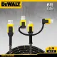 DEWALT 得偉 三合一Lightning+Micro-USB+USB-C 180cm 充電傳輸線 台灣製造