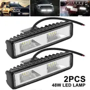 2Pcs 480W LED work light round headlight 6000K 5000LM spotlight IP68 waterproof for off-road car van truck SUV 2PCS Type3