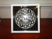 Bultaco wooden clock with number in pyrography (ref 99)