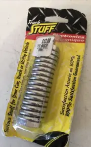 HEAVY DUTY CHROME SHOCK SPRING FITS STANDARD MOUNTS & ANTENNAS NEW TSE-02050