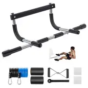 Ally Peaks Pull Up Bar for Doorway | Thickened Steel Max Limit 440 lbs Upper ...