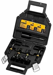 DeWalt DW1648 5-Piece Heavy-Duty Self-Feed Bit Set with Rugged Plastic Case