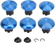 Metal Thumbsticks for PS 5 Edge Controller, Controller Interchangeable Analog Joystick, Thumb Stick Caps Compatible with PS 5/PS 4/Switch Pro/X Box Controllers (Blue)