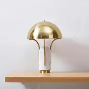 Dome White Marble Table Lamp