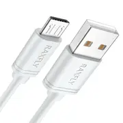 2PCS 2.4A Micro USB Fast Charging Data Cable 1M For Xiaomi Redmi Note 5 6 S7 Camera MP4 WHITE COLOR
