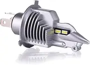 KANGYEBAIHUODIAN H4 Led Car Headlight 9003 HB2 70W 6500K Fighter High Power Brighter Than Halogen Replacement Lamp Fit for Motorcycle 12V (Emitting Color : 1 PCS, Lumens : 16000Lm)