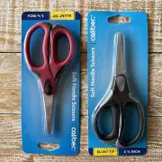 2 Pairs Caliber 5.25” Soft Handle Blunt Scissors✂️