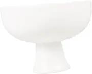 Alipis Ceramic High Footed Bowl Decorative Pedestal Dessert Holder for Ice Cake Noodles and More for Kitchen Parties and Outdoor Picnics