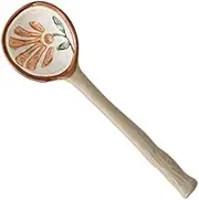 Spoons Kiln Transformed Ceramics Soup Spoons Retro Porcelain Coffee Spoon Teaspoons for Yogurt Dessert Honey Jam Spoon Ice Cream Spoon Sugar Salt Jar Spoon, Set of 2 Tiny Spoon(Color:Gesang Flower)