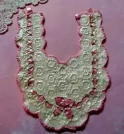 Baby Bib Lace silicone mold fondant fondant cake decorating food icing FDA