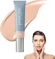PrimeSkin CC Cream, Liquid Foundation, CC Cream Foundation for Older Women, 1.8 fl oz/30ml (fair)