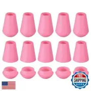uxcell 20Pcs Bell End Stoppers Plastic Cord Rope End Lock Rope Fasteners Togg