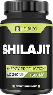 1500mg Shilajit Pure Himalayan Organic Capsules Extract 5:1-240 Capsules