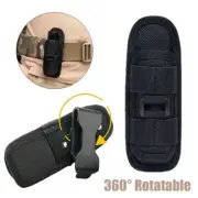 Tactical 360° Rotatable Flashlight Holster Torch Security Duty Belt Holder Pouch