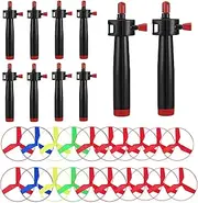 Flying Spinner Toy - String Propeller and Flying Saucer,Colourful Educational Kids Indoor Outdoor Games Party Favors for Children Little Teens Birthday Festival