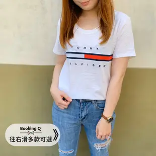 🔥出清下殺🔥Tommy Hilfiger 女生 經典 大 logo 短袖 T恤 素t 衣服 tshirt