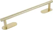 YUET Towel Rail No Drilling 40 cm Bathroom Towel Rail 304 Stainless Steel Self-Adhesive Bath Towel Holder Wall Mounted Bathroom Accessories Towel Holder for Gluing for Bathroom Kitchen, Brushed Gold