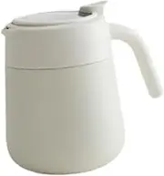 STARTIST Vacuum Insulated Teapot Teapot 800ml Wide Mouth Portable Rust Resistant Coffee Maker Thermal Jug for Kitchen Office Hotel