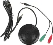 TEHAUX Conference Room Omnidirectional Condenser Mic 3.5mm Microphone Noise Reduction for Laptop Desk Recording