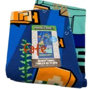 Minecraft Underwater Fun Beach Bath Pool Towel 27 in x 54 in