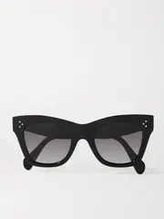 [CELINE Eyewear] CELINE Eyewear - Oversized Cat-eye Acetate Sunglasses - Black - One size One size Black
