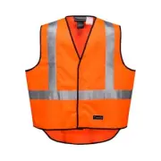 HUSKI Hi Vis Patrol Vest 3M Reflective Tape Safety Workwear High Visibility -...