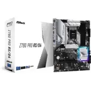 ASRock Z790 PRO RS/D4 Motherboard A, Intel Z790, LGA 1700, ATX, DDR4, 128 GB