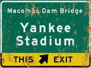 Mini Interstate Sign - New York i278 YANKEE STADIUM, New York, baseball, décor