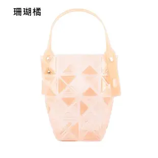 ISSEY MIYAKE 三宅一生 BAO BAO DAZZLE 4X4 透明果凍手提包(任選) BB22AG851