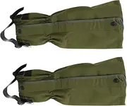 [KOMBIUDA] Mountaineering Sandproof Footwear Legging Gaiter High Gaiters Boots Gaiters Leg Protection Gaiters Protection Leg Gaiters Anti-Snow Gaiters Ankle Gaiter Black Oxford Cloth