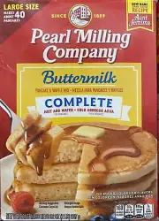 Pearl Milling Company Buttermilk COMPLETE Pancake & Waffle Mix 2 Lbs / 32 oz