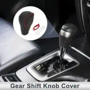 Gear Shift Knob Cover Red Faux Leather for Ford for Ranger 2019-2022 Anti-Slip